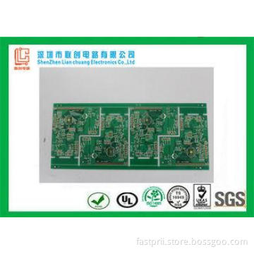 FR-4 1.6mm 4 layer pcb green solder mask white legend immer